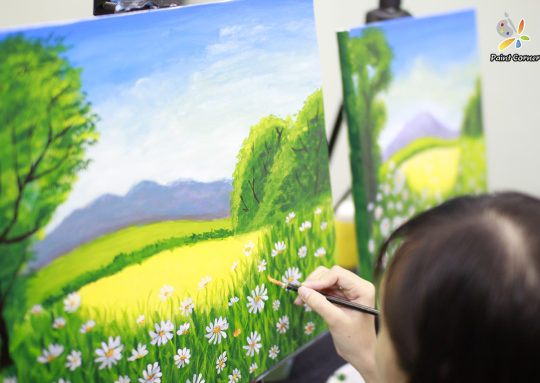KHÓA VẼ TRANH ACRYLIC TRÊN CANVAS